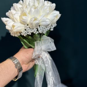 دسته گل عروس کد 08