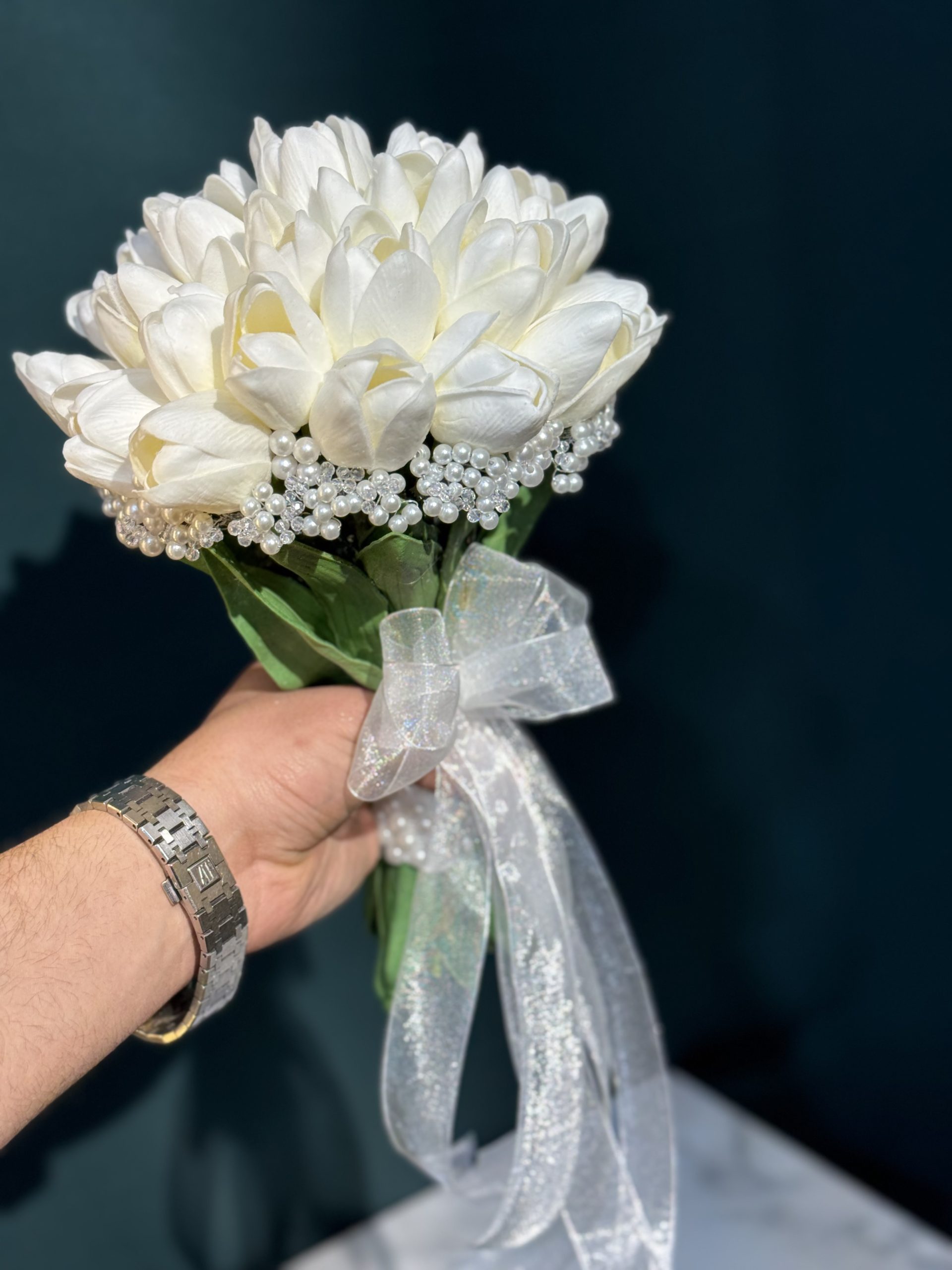 دسته گل عروس کد 08 - Image 2