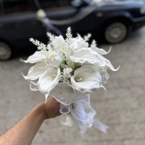 دسته گل عروس کد 07